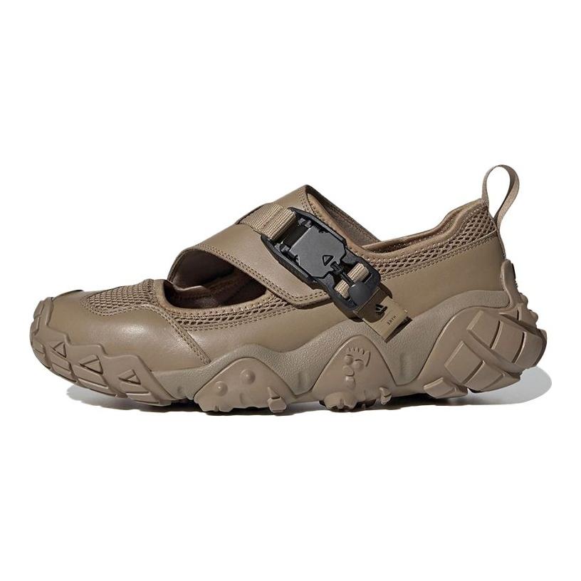 Hyke x adidas AH-003 XTA Сандалии Технический хаки Унисекс Кроссовки Коричневый Основной черный FY3949