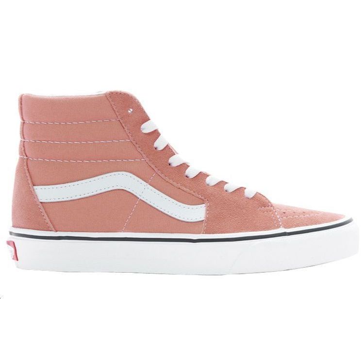 Vans Sk8 Non-Slip High-Top Skate Shoes Unisex Sneakers Rose-Pink VN0A4BV61UL