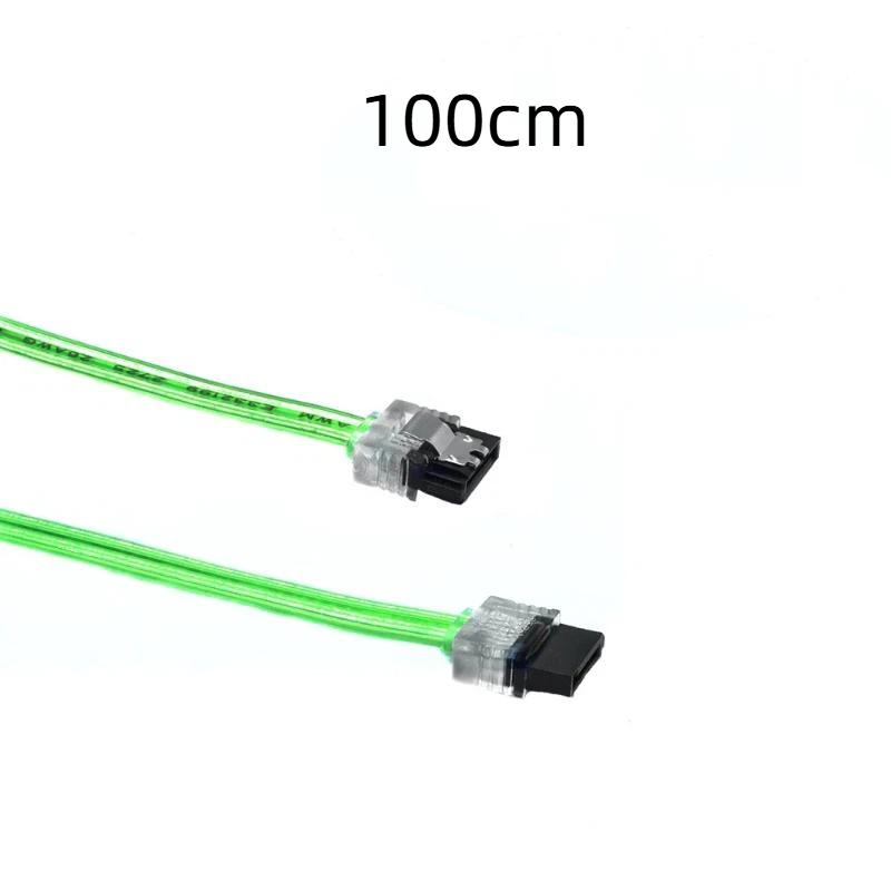 Внутренний кабель данных SATA 3.0, 6 Гбит/с, высокая скорость, 10 см, прямой, провод 26AWG для ПК, HDD, SSD, DIY, обновление