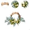 Floral Wreath for Front Door Decorative Piece Weddings And Celebrations