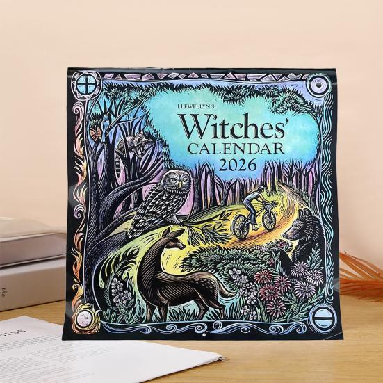 2026 Календарь ведьм Год ведьмы Ежемесячный планировщик Магическая мудрость Астрологические данные Альманахи Ежедневник