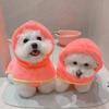 Pet Bathrobe Ins Absorbent Quick Drying Hooded Dog Clothes Teddy Drying Towel Dog Warm Nightgown Puppy Clothes Winter