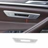 ABS Silver Seat Memory Button Switch Cover Trim For BMW 5 Series G30 2018-