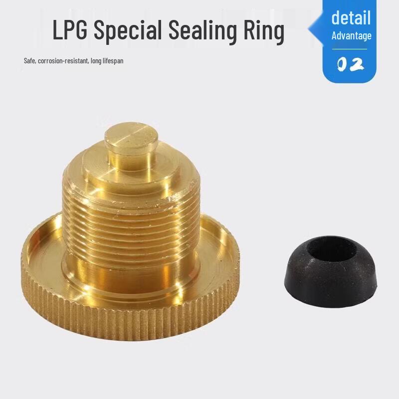 Jundingying Copper LPG Tank Leak-Proof Valve Plug