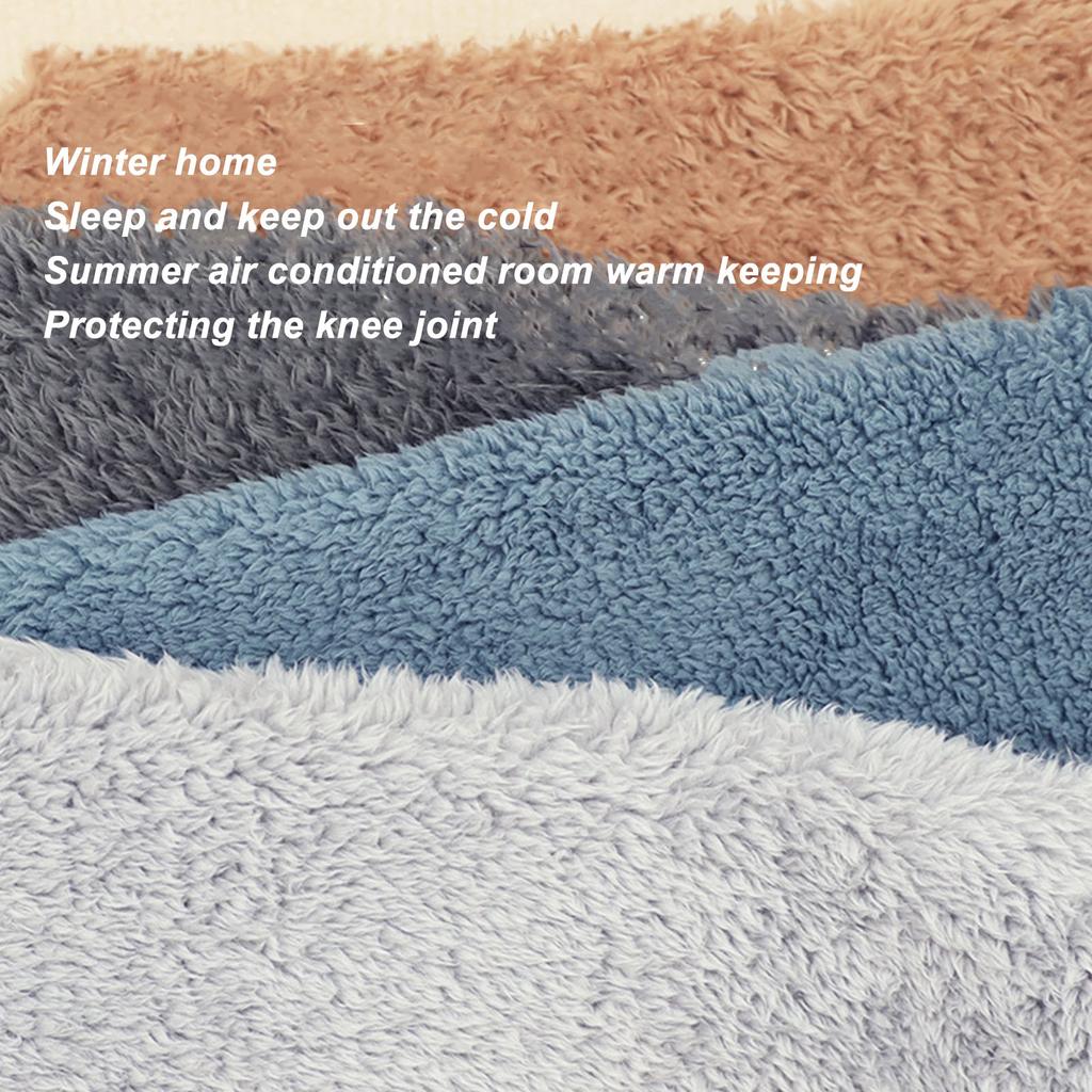 Зимние пушистые носки выше колена для дома, мягкие, толстые, дышащие, плюшевые чулки, гетры