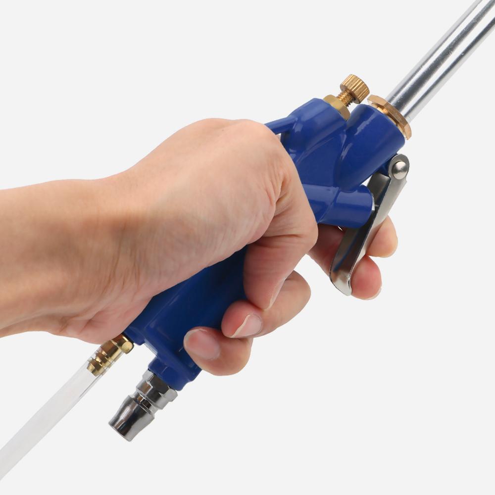 Engine Water Gun with 100cm Hose Aluminum Alloy Car Engine Oil Cleaner Tool High Press 40cm Pneumatic Cleaning Tool
