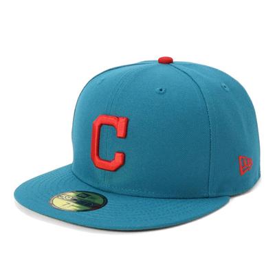 59FIFTY MLB Cleveland Guardians Baseball Cap Turquoise Blue Size 7 5/8 5950DAY 2025 Limited Edition Fitted Hat