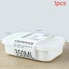 White Containers Fresh Box Kitchen Storage Refrigerator Food Storage Containers Kitchen Storage Food Sealed Kitchen Organizer