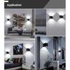 Aluminum LED Outdoor Wall Light Waterproof IP65 Garden Lights 6W 12W Interior Wall Lamps for Bedroom Living Room Stairs Lighting