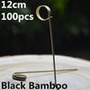 100pcs 12cm Fruit Cocktail Pick Stick Different Style Bamboo/PVC Buffet Cupcake Toppers Bar Tools Barware