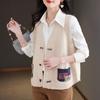 Новые весенне-осенние наряды Женский национальный новый китайский стиль Свободный приталенный Для среднего и пожилого возраста Вязаный кардиган Жилет
