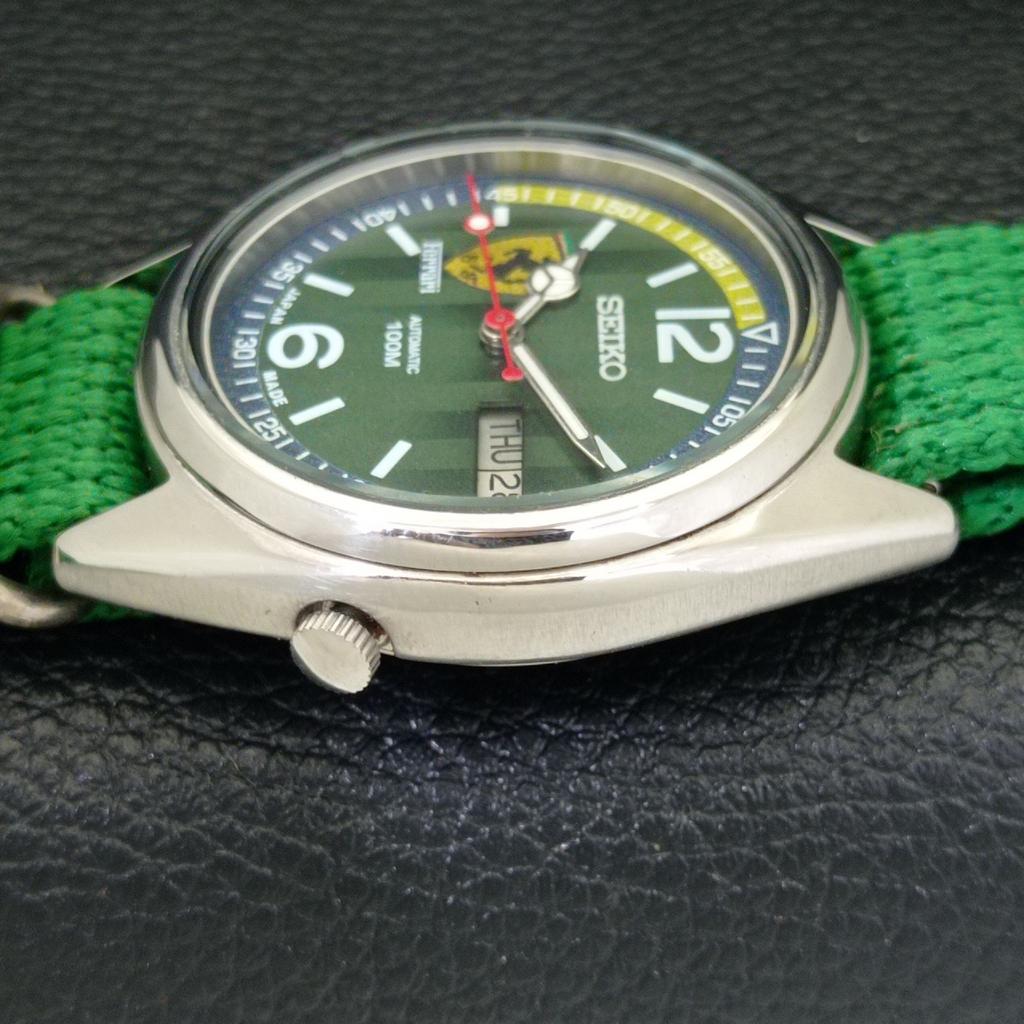 ВИНТАЖНЫЕ МУЖСКИЕ ЧАСЫ SEIKO AUTOMATIC 7009A JAPAN С ЦИФЕРБЛАТОМ FERRARI a700506-5 R203-a700506