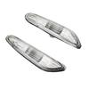 1 пара прозрачных корпусов боковых фонарей для BMW E46 3 серии 4D/5D 2002-2005, автоматические поворотники, индикаторные лампы
