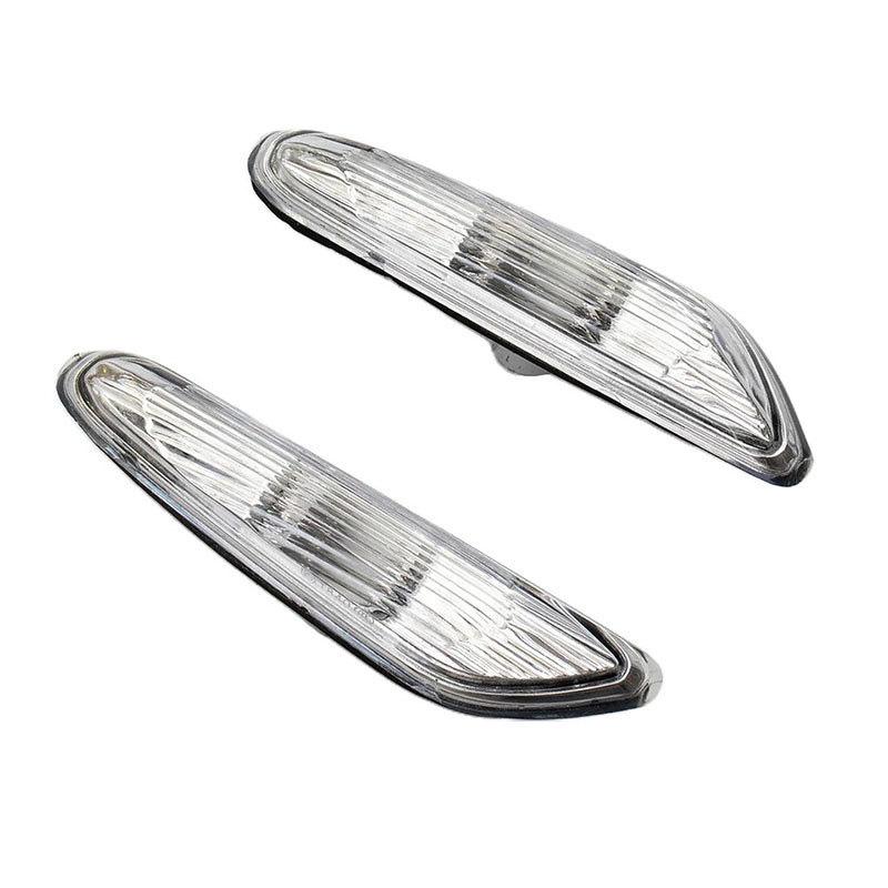 1 пара прозрачных корпусов боковых фонарей для BMW E46 3 серии 4D/5D 2002-2005, автоматические поворотники, индикаторные лампы