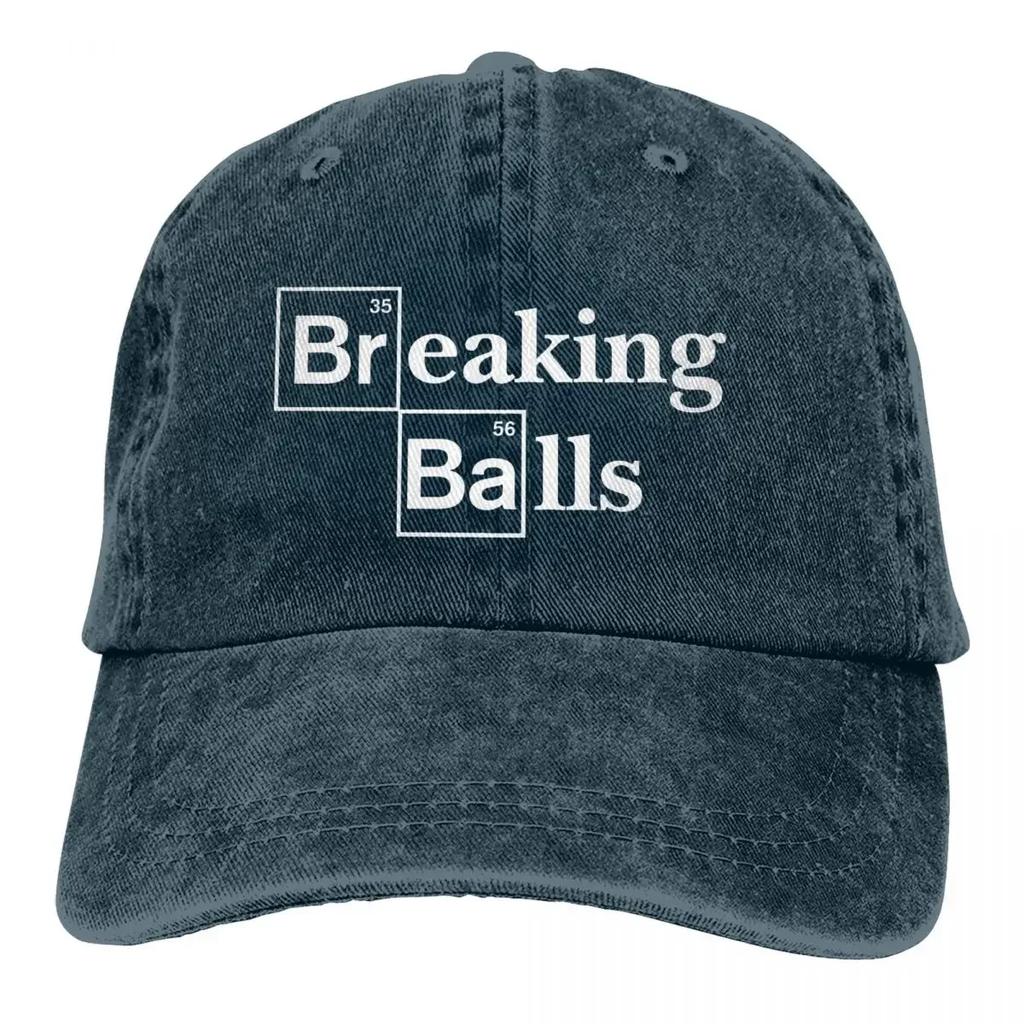 Мужская бейсболка Breaking Balls Trucker Snapback Ковбойские кепки Dad Hat Breaking Bad Walter White TV Golf Hats