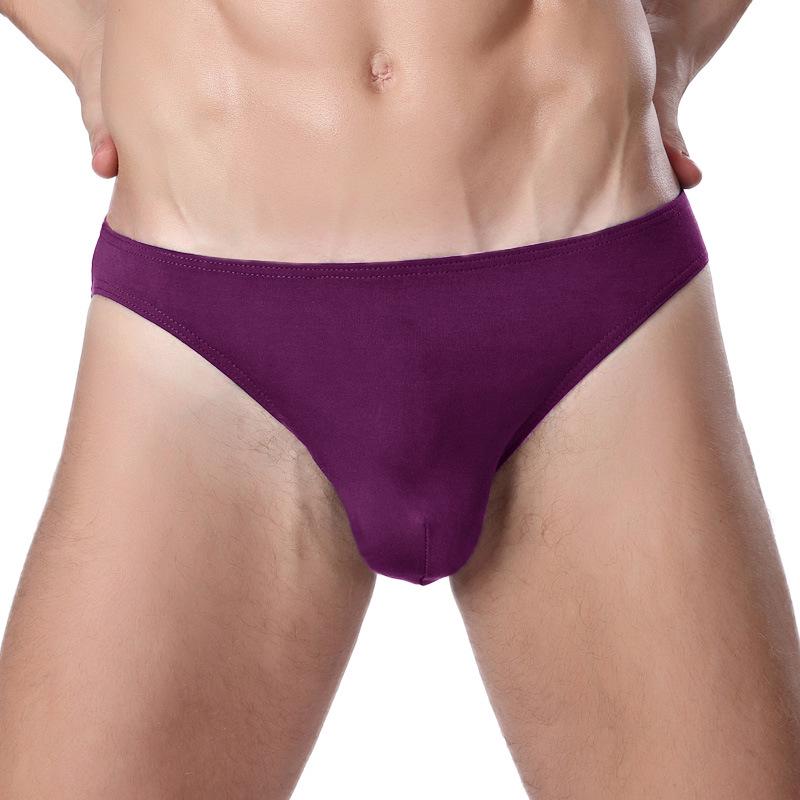 Men's U-Pouch Sport Briefs: Thin, Breathable, Low-Waist Triangle Design