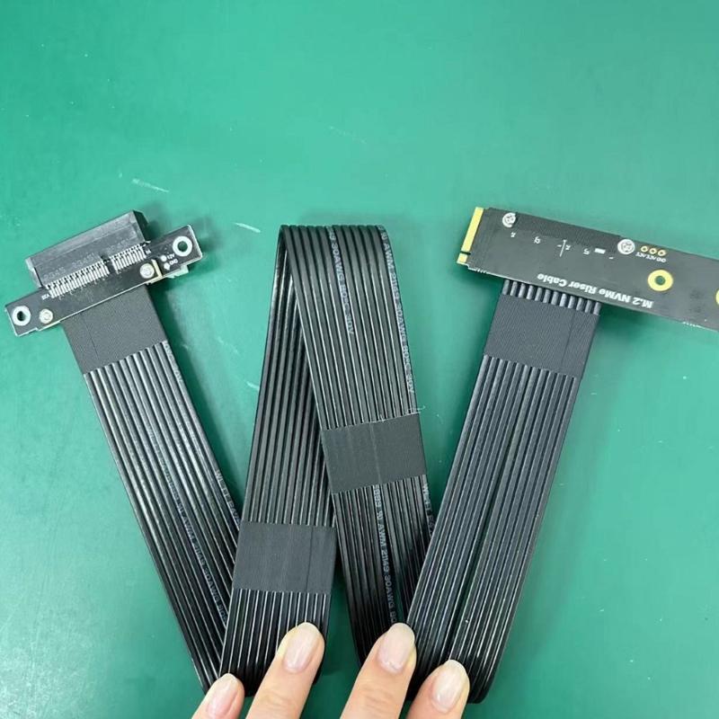 Кабель-адаптер-удлинитель M.2 NVMe на PCIE, штекер-гнездо, для сетевой карты PCIE, быстрая передача данных 64 Гбит/с