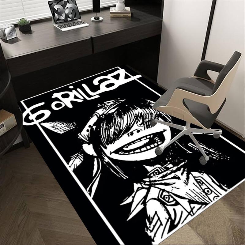 1 шт. Ковер Gorillaz, Офисный коврик, Коврик для улицы, Декор для дома, Ковер для зоны, Фестиваль