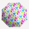 1pc Heart Pattern Folding Umbrella | Elegant Design, Fashionable Accessory, Durable Construction, Sturdy Ribs yy251107029