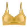 Traceless Latex Underwear for Women Gathered Without Steel Rings, Comfortable Sleep Bra, Integrated Fixed Cup
