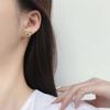 Легкие роскошные серьги-бантики с бриллиантовой инкрустацией, корейские универсальные элегантные серьги, темпераментные, модные