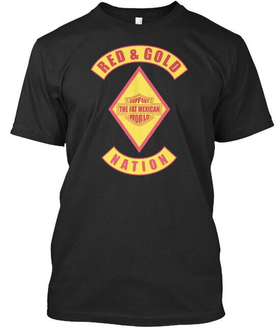 Red Gold Nation Bandidos Support Fat M - & Mexican T-Shirt Made in USA S to 5XL