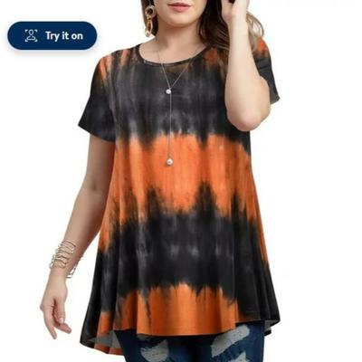 Футболка большого размера для женщин с 3D-принтом, футболки с коротким рукавом, свободные футболки