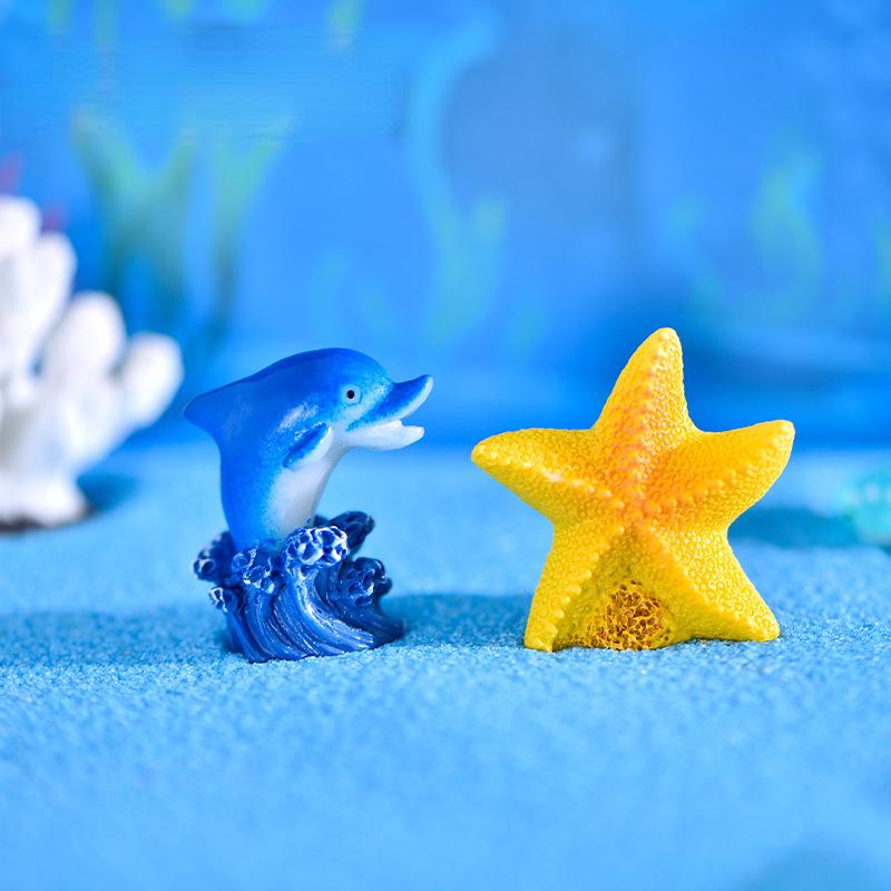 2 шт., морская серия, украшения в средиземноморском стиле, доски для серфинга, ракушки, морские птицы, миниатюрный сказочный сад, микропейзаж, украшение для дома