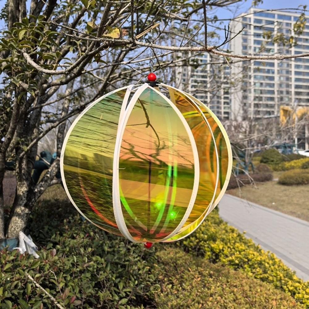 Прозрачный Материал Воздушный Шар Ветрячок Цветной Дизайн Пластиковый Материал Фонарь Воздушный Шар Ручная Работа