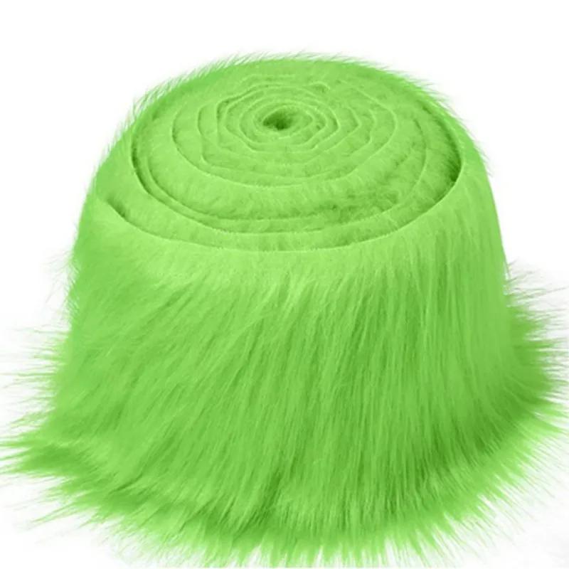 Tapes DIY Apparel Sewing Fluffy Trim Faux Raccoon Fur Ribbon Trimming Fabric Home Decoration Sewing Costume Collar Hat