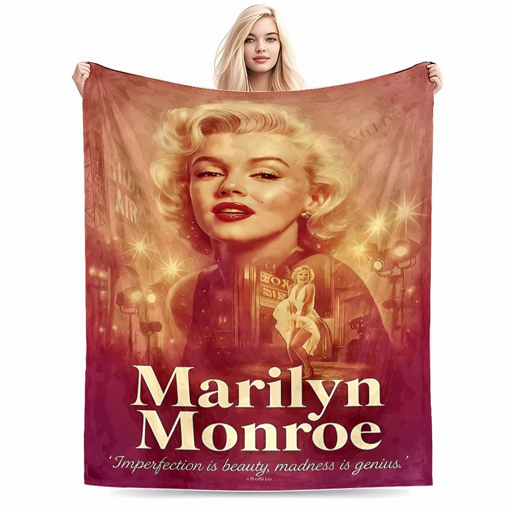 Marilyn Monroe Inspired Art Blanket for all seasons blanket lunch break throw gift