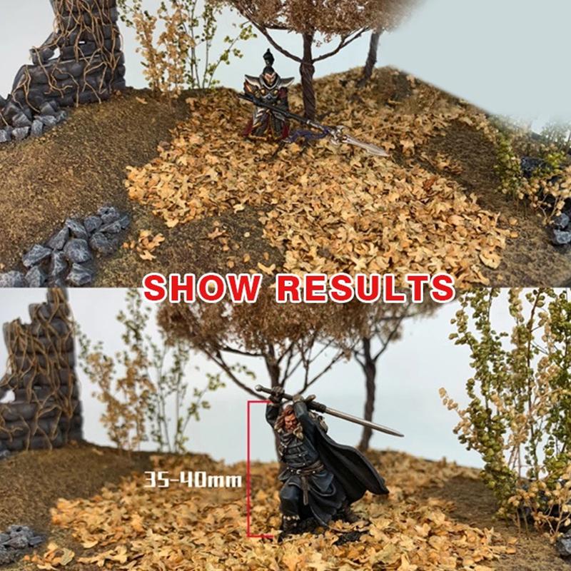 Leaves Static Model DIY Miniature Leaf 35ml Micro Landscape for Bonsai Fairy Garden Decor Sand Table Grass Tufts Accessories