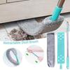 Mop Set 360° Microfiber Duster with Extendable Pole Stainless Steel Telescoping Gap Dust Brush Long Flat Flexible Duster