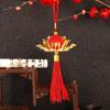 Chinese Style Hanging Lotus Flower Ornament Chinese Traditional Ornament  Housewarming Gift