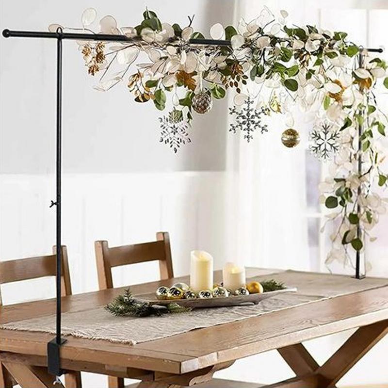 Table Arch Stand With Clamps Adjustable Table Rod Arch Frame Stand For Weddings And Birthday Balloon And Flowers Decoration