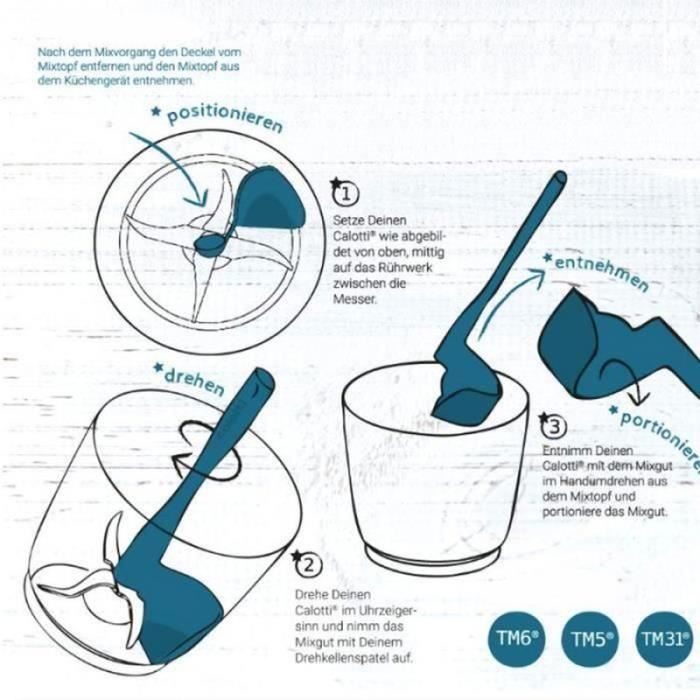 BG00315-Вращающийся скребок вращающаяся лопатка для Thermomix TM5 TM6 TM31 снятие аксессуаров кухонного комбайна