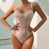 VEZFAA женские модные повседневные однотонные боди с принтом на лето и весну без рукавов на подтяжках