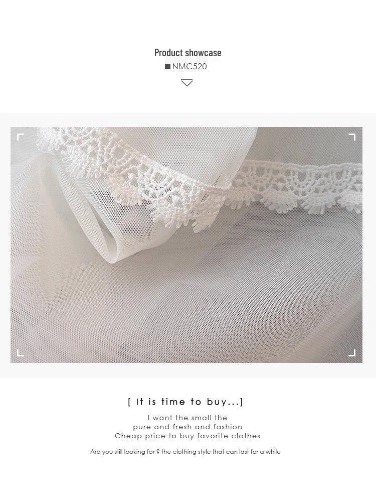 Неравномерная кружевная отделка, сетчатая юбка миди для женщин - Весна 2025, завышенная талия, А-силуэт, плиссированная, многоярусный дизайн.