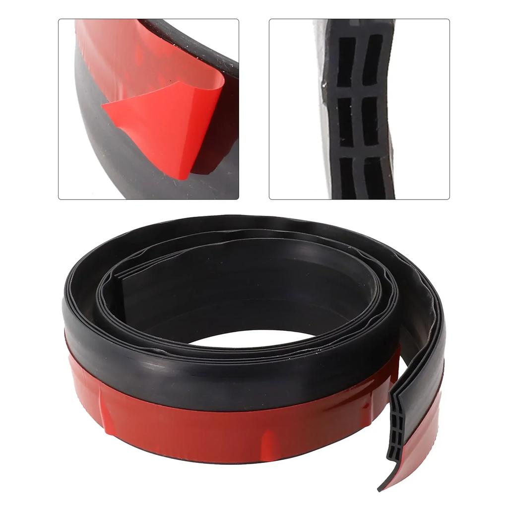 1M Door Sealing Tape Draft Excluder Strip Self Adhesive Tape Window Door Bottom Seal Stopper Rubber Seal Weathering Strip