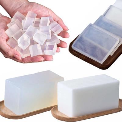1000г Основа для мыла Глицериновая DIY Ручная работа Прозрачная Белая Melt and Pour Изготовление Мыла Ароматерапия Ванна Сырье Оптом