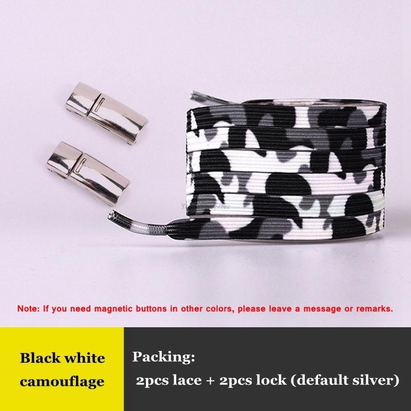 NO.8 новые радужные шнурки с магнитным замком, эластичные шнурки без завязок, кроссовки, шнурки для детей и взрослых, ленивые шнурки, один размер подходит для всей обуви