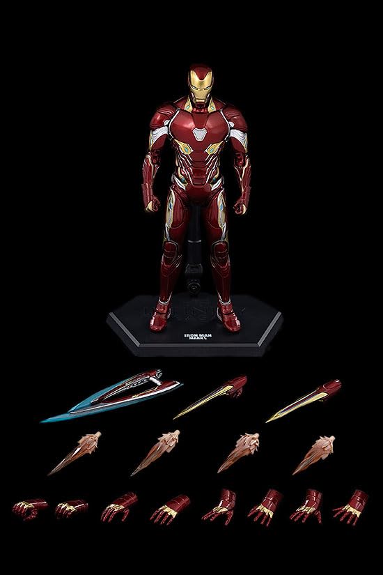 Infinity Saga DLX Iron Man Mark 50 масштаб металлическая окрашенная подвижная фигурка перепродажа 1/12 ABS и ПВХ и цинковый сплав и другое