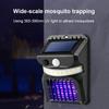 Outdoor Solar Mosquito Killer Lamp Camping Light LED Solar Fly Insect Zapper