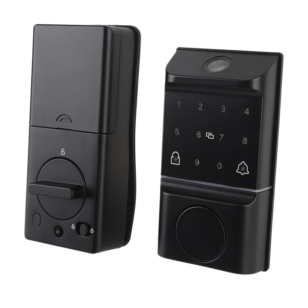 Умный дверной замок с отпечатком пальца, полупроводниковое распознавание виртуального пароля, 5 способов разблокировки, простота в использовании