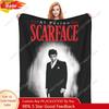 Фланелевое одеяло S-Scarface Смешное Ультрамягкое Микротеплое Плед Флисовое одеяло Интересный подарок Индивидуальные одеяла