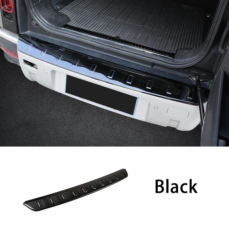 Stainless Steel External Rear Bumper Guard Plate Protect Cover Trim,For Land Rover Defender 110 130 2020-2021,Car Accessories XS7