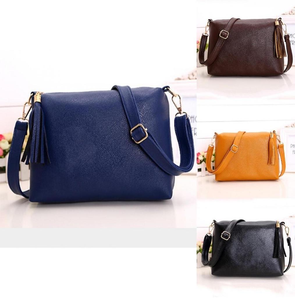Body Women Cross Bag Colorful Fashion Shoulder Diagonal Bagtassel Handbag