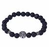 Bracelet with Beads, Volcanic Beaded Bracelet for Men and Women