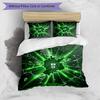 Portugal Football Printed Bedding 3 Piece Set Cozy Breathable Bed Cover Set as Housewarming Holiday Gift