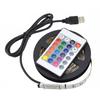 Lai Lighting 0.5/1/2/3/5m USB DC5V 5050 Flexible SMD LED Strip Light 24 Keys RGB Controller